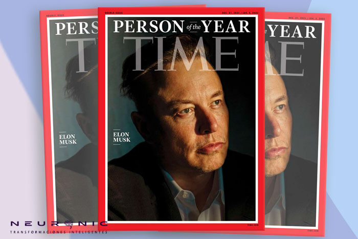 Elon Musk, persona del año 2021.