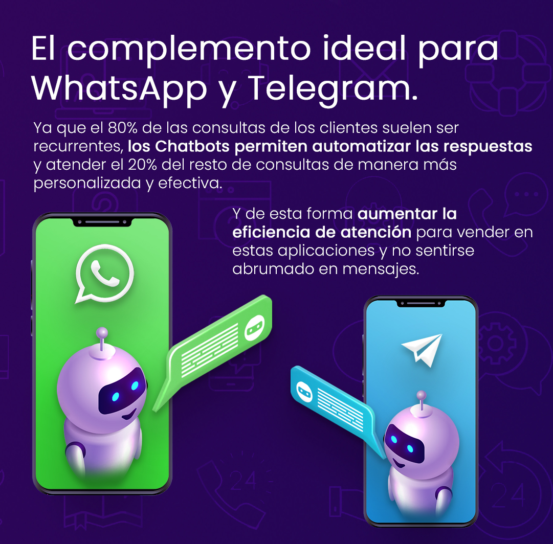 Chatbot en WhatsApp y telegram